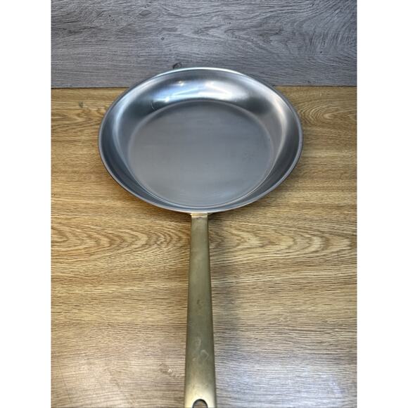 Spring Culinox Brass Handled 10.5”Copper & Stainless Steel Saute Pan Switzerland - Picture 2 of 7